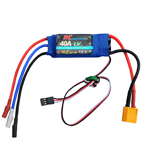 40A RC Brushless Motor Electric Speed Controller ESC 3A UBEC with XT60 &  3.5mm bullet plugs