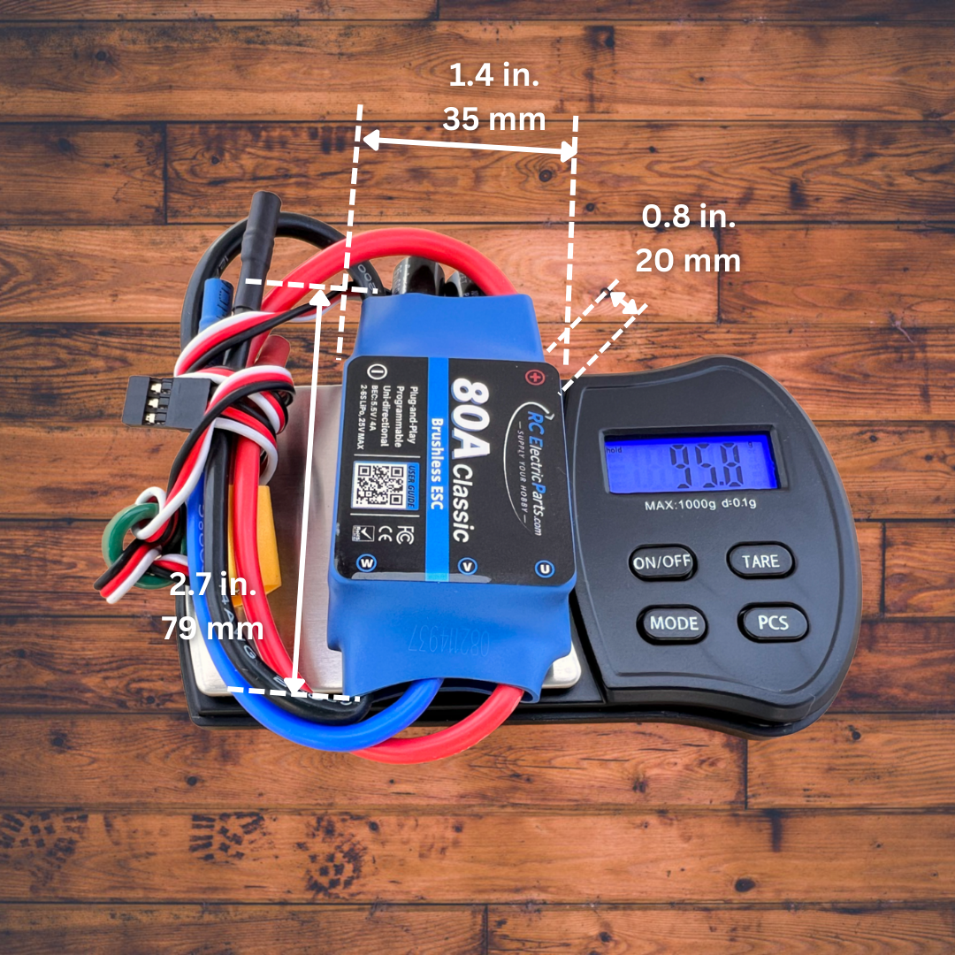 30A RC Brushless Motor Electric Speed Controller ESC 3A UBEC with XT60 &  3.5mm Bullet Plugs